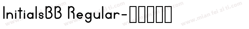 InitialsBB Regular字体转换